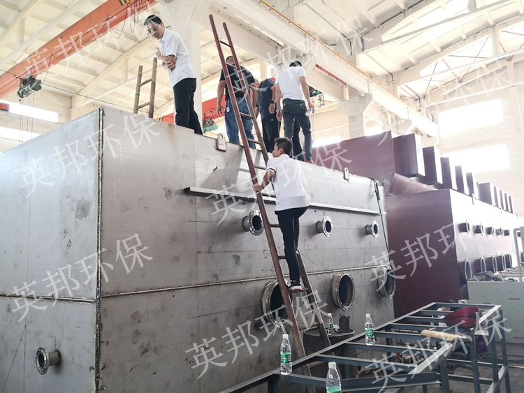 客戶(hù)檢查定制不銹鋼一體化凈水器